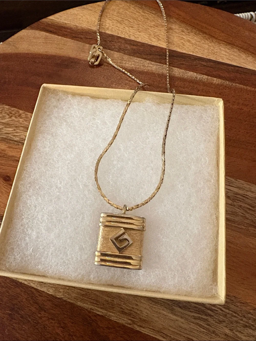 Givenchy Gold-Tone Geometric Pendant Necklace